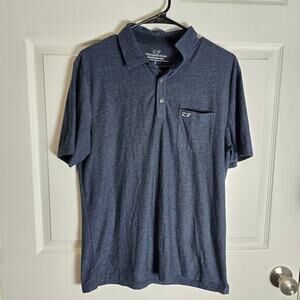 Vinyard Vines Edgartown Polo Blue Men's‎ S